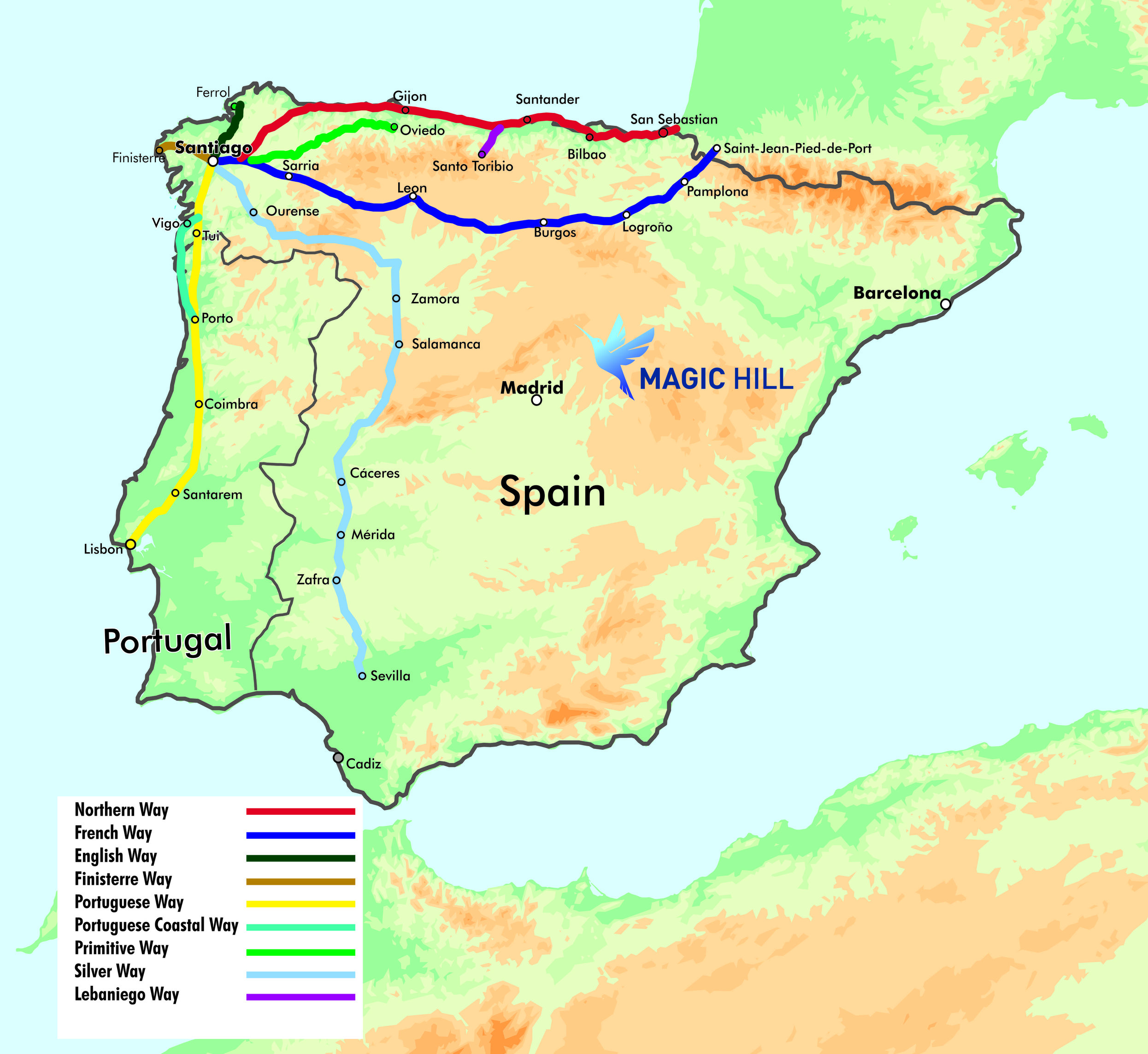 Camino Map