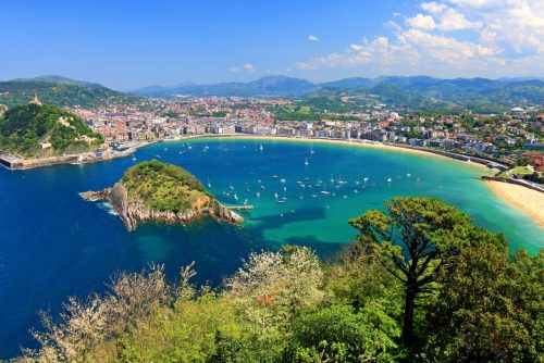 San Sebastian beach, Basque Country